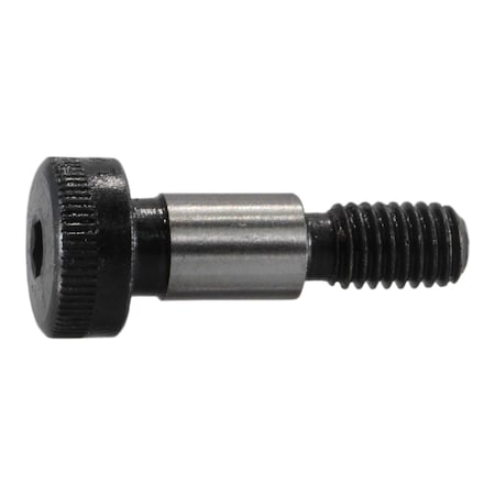 Midwest Fastener Shoulder Screw, 0.8mm (Coarse) Thr Sz, 9.5mm Thr Lg, Steel, 6 PK 930721